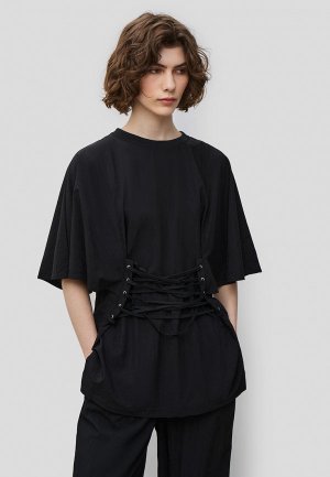 Блуза Baon x Lamoda. Цвет: черный