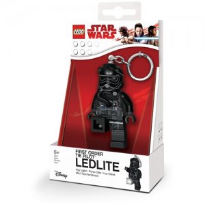 LGL-KE113 Брелок-фонарик для ключей Star Wars - Пилот истребителя TIE (Первый орден) LEGO
