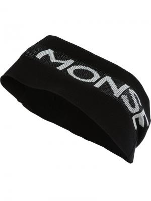 Шарф на плечо с логотипом Monse. Цвет: черный