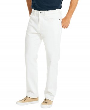 Мужские винтажные джинсы прямого кроя из эластичного денима с 5 карманами Nautica