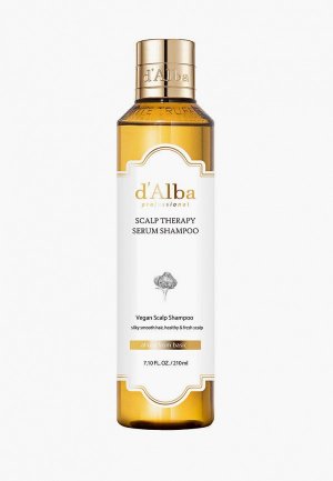 Шампунь dAlba d'Alba Scalp Therapy Serum Shampoo, 210 мл. Цвет: прозрачный