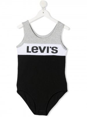 Levis Kids боди с логотипом Levi's. Цвет: черный