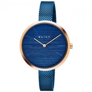 Наручные часы , синий ELIXA. Цвет: синий