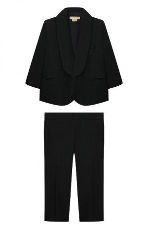 Шерстяной костюм Stella McCartney. Цвет: чёрный