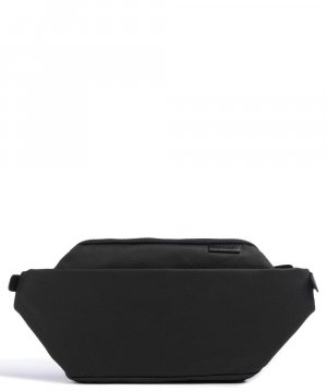 Поясная сумка Isarau из холщовой ткани с покрытием, хлопок , черный Côte&Ciel