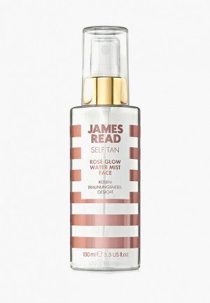 Автозагар для лица James Read Спрей - интенсивное сияние ROSE GLOW Water Mist Face, 100 мл. Цвет: белый