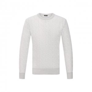Кашемировый свитер Kiton. Цвет: серый