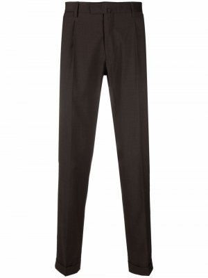 Зауженные брюки строгого кроя Briglia 1949. Цвет: коричневый