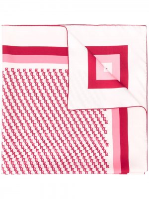 Платок с логотипом Bally. Цвет: розовый
