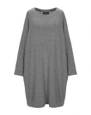 Короткое платье MAMA B.. Цвет: серый