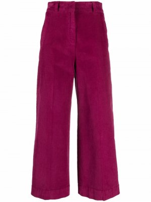 Укороченные вельветовые брюки Pt01. Цвет: розовый