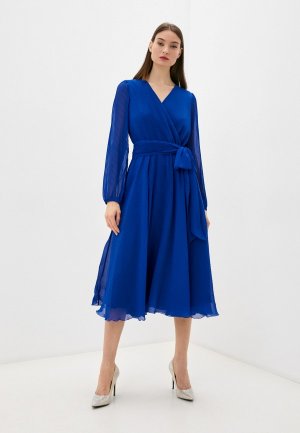 Платье Seam. Цвет: синий
