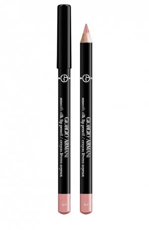 Smooth Silk Lip Pencil мягкий карандаш для губ 3 Giorgio Armani. Цвет: бесцветный