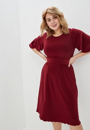 Платье Lavira Валентина. Цвет: бордовый