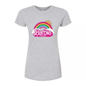 Облегающая футболка с логотипом  Movie для юниоров , серый Barbie