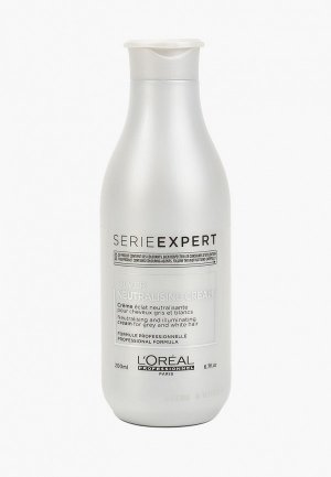 Кондиционер для волос LOreal Professionnel L'Oreal Serie Expert Silver Neutralising Cream. Цвет: прозрачный
