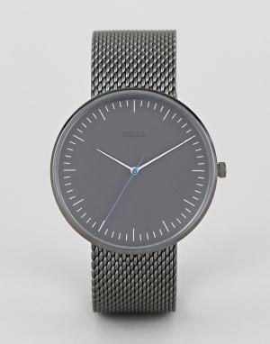 Часы 42 мм с сетчатым браслетом FS5470 Essentialist-Серый Fossil