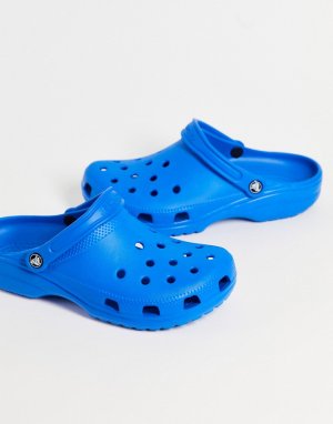 Ярко-голубые классические кроксы -Голубой Crocs