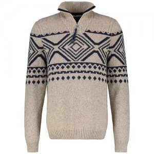 Пуловер для мужчин, Lerros, модель: 22O5465, цвет: бежевый, размер: L LERROS. Цвет: бежевый