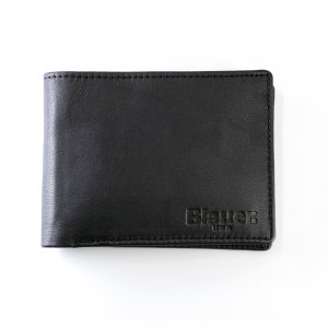 Мужской бумажник Blauer, черный Blauer Accessories. Цвет: черный