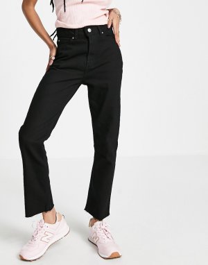 Черные прямые джинсы в винтажном стиле Fran-Черный цвет Brave Soul