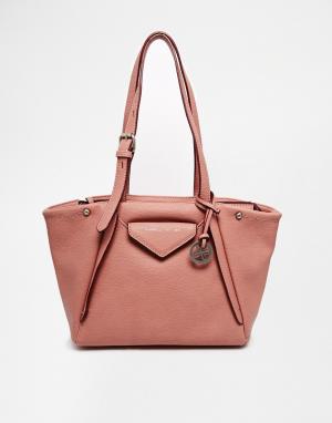 Небольшая сумка-тоут с молнией Paloma Fiorelli. Цвет: розовый
