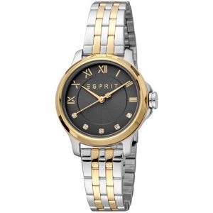 Наручные часы ES1L144M3105, черный, серебряный ESPRIT. Цвет: черный
