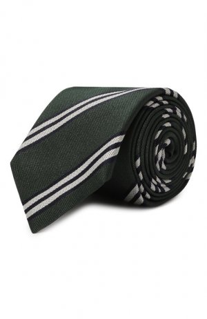 Шелковый галстук Altea. Цвет: зелёный