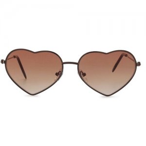 Солнцезащитные очки , коричневый LeKiKO. Цвет: коричневый