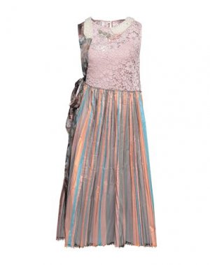 Платье миди ANTONIO MARRAS. Цвет: розовый