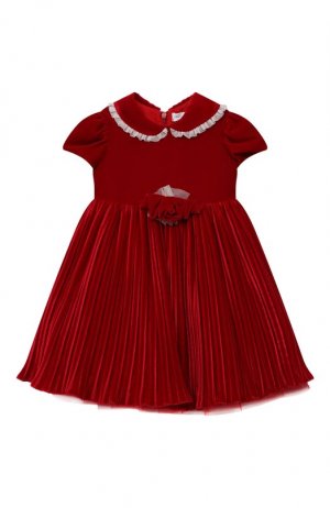 Платье Monnalisa. Цвет: красный