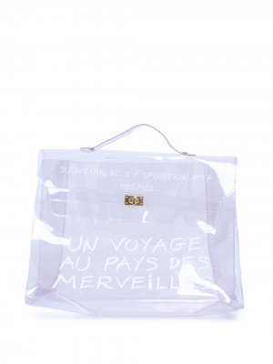 Пляжная сумка Kelly 2000-х годов Hermès. Цвет: нейтральные цвета