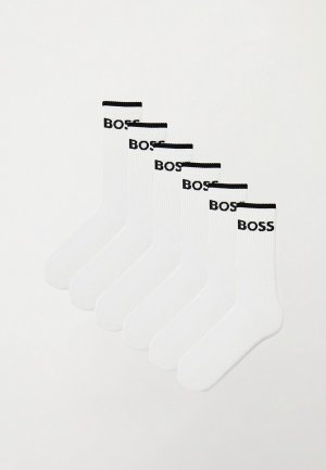 Носки 6 пар Boss 6P QS Stripe CC. Цвет: белый