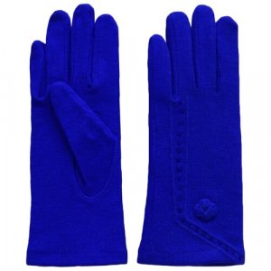 Перчатки, размер 8.5, синий Crystel Eden. Цвет: синий/васильковый