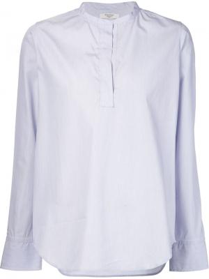 Блузка с воротником-стойкой Atlantique Ascoli. Цвет: синий