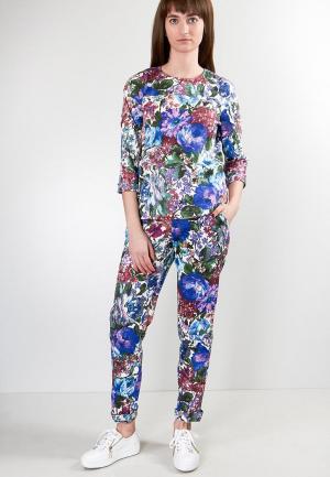Комплект блуза и брюки Marina Rimer. Цвет: разноцветный
