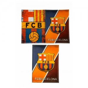Обложка на паспорт ФК Барселона (9.5 х 13.5 см) No Brand