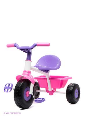 Трехколесный велосипед для девочек HTI. Цвет: фиолетовый