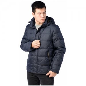 Зимняя куртка мужская CLASNA 058 размер 48, темно-синий