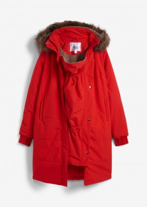 Стеганое детское пальто/пальто для беременных , красный Bpc Bonprix Collection