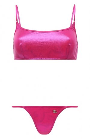 Раздельный купальник Dolce & Gabbana. Цвет: розовый