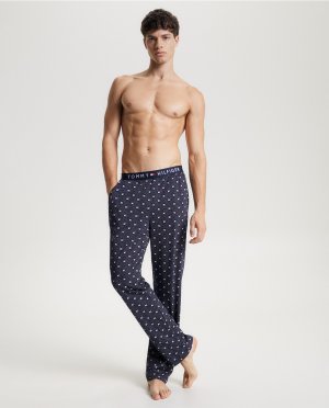 Длинные мужские пижамные штаны , темно-синий Tommy Hilfiger