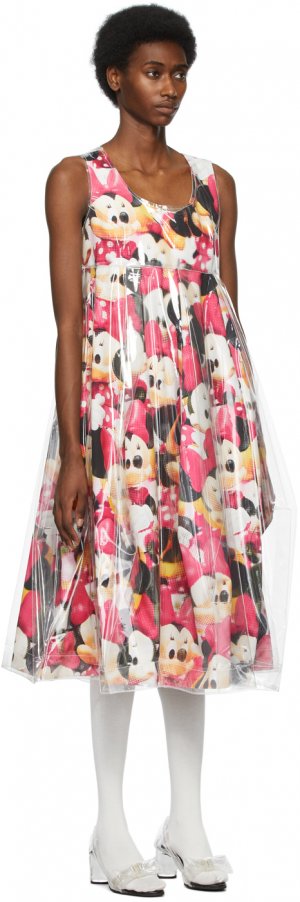Multicolor Disney Edition Mickey Mouse Transparent Layered Dress Comme des Garçons. Цвет: 1 d pattern