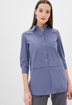 Рубашка Mironi. Цвет: синий