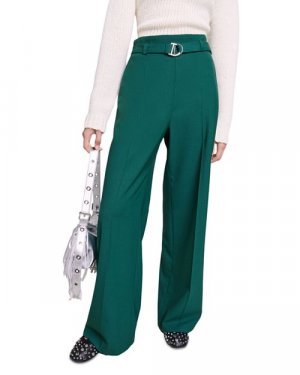 Широкие брюки для костюма , цвет Green Maje