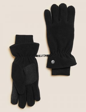 Флисовые перчатки , черный Marks & Spencer