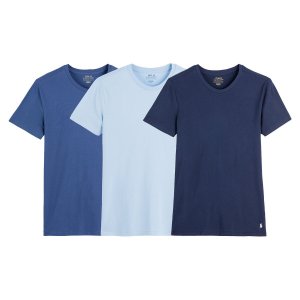 Комплект из 3 футболок с LaRedoute. Цвет: синий