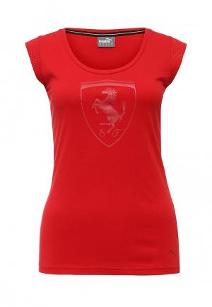 Майка Puma Ferrari Big Shield Tee. Цвет: красный