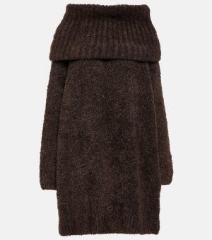 Платье-свитер из смесовой шерсти , коричневый Dolce&Gabbana