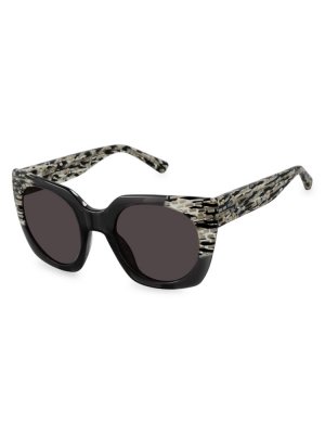 Квадратные солнцезащитные очки «кошачий глаз» 50 мм , цвет Bone L.A.M.B.